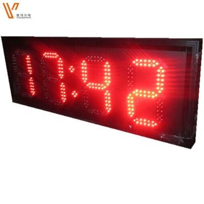 China High Brightness Outdoor Outdoor Scoreboard Display 10inch Big Size Led Countdown Timer Display for sale