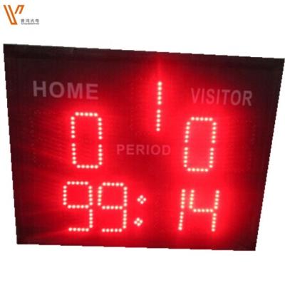 China Using Electronic Led Scoreboard LED Electronic Scoreboard Outdoor Remote Scoreboard Portable Table Display Wireless Remote Control Panel for sale