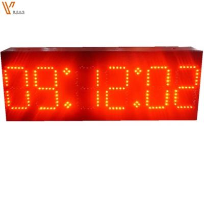 China Outdoor LED Digital Pendulum Led Display Board Time-temperature Banner Time-temperature Screen Panel for sale