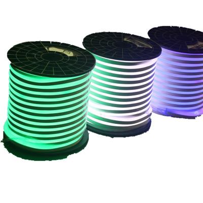 China Indoor& Outdoor Lights Flexible Neon Cable RGB Multicolor Flexible Led Color Changing Led Car Neon Light Rope IP67 for sale