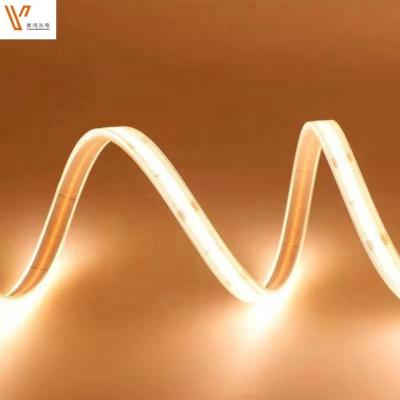 China Garden LED Strip Ribbon Light DC12V 24V 320leds 8mm High Density Warm White COB LED Flexible Strip for sale