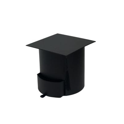 China Recycled Materials Round Hug Bucket Box Flower Box Doctor Hat Graduation Flower Box for sale