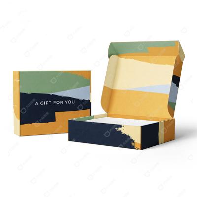 China Recyclable Custom Printed Corrugated Mailer Paper Cosmetic Packaging Box For Makeup for sale