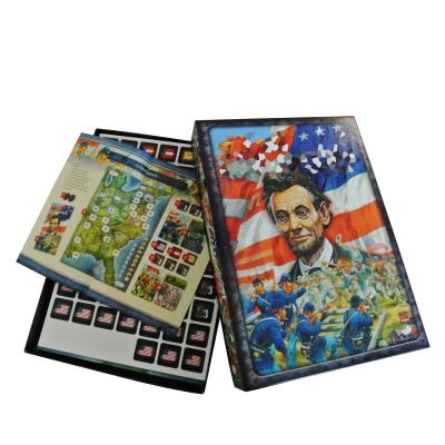 China C2S+grey Custom Printing Board Table Game Special Strategic Supplier for sale