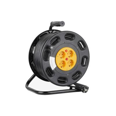 China Home Appliance ABS Plastic European Type Extension Sockets Cable Reel Empty Without Cable Or With Cable for sale