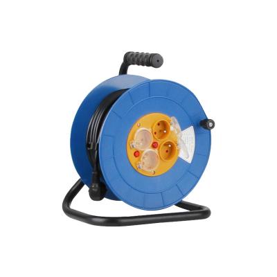 China New Type Home Appliance French Type 50M Cable Cord Reel With Child Protection for sale