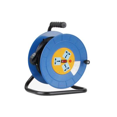 China Universal Home Appliance 3 Ways Plugs Good Quality Cable Reel Handheld Empty Drum for sale