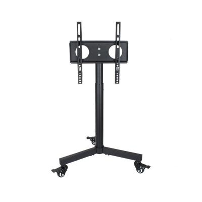 China 2021 New Product Hot Selling High Quality Cold Rolled Steel Easy To Install Height Adjustable 360 ​​Degree Rotation Mobile On TV Wheels Stand for sale