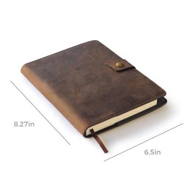 China Hot Selling Magnetic Cover Notebook Leather Refillable Leather Notebook Personalize For Christmas Gift for sale