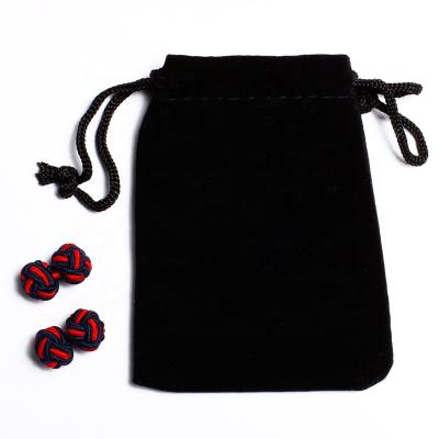 China Wholesale Kind Pile Drawstring Gift Bag Cosmetic Drawstring Bag For Cufflinks Packaging for sale