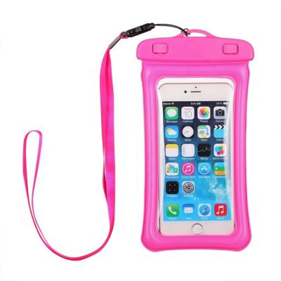 China Anti-fall Safety Floating Waterproof Swimming Bag For iPhone For Samsung Waterproof Bag For Mobile Phone for sale