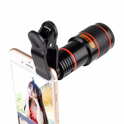 China Portable 12X Zoom Telephoto Phone Lens HD Camera Lens Kits Support Outdoor For Smartphone for sale