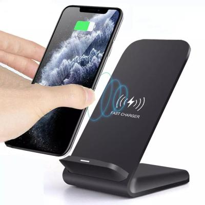 China 2021 Qi-enabled Devices Qi Wireless Charger Adapter Fast Charging Dock Stand For iPhone Fast Charging Smartphone for sale