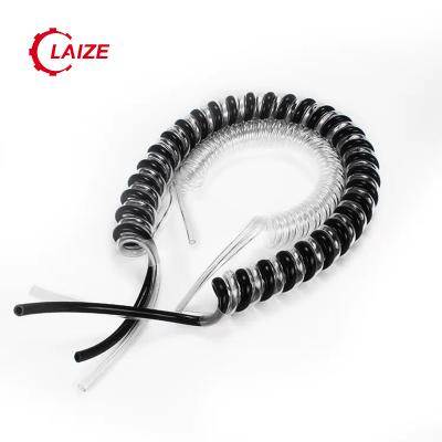 China Resilient and Flexible Air Spiral Double Row TPU Pneumatic Hoses or PU Tube for sale