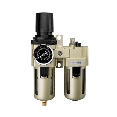 China Building Material Shops AC4010-04 SMC Type Two Unit Air Filter Regulator And Lubricator Pneumatic Source Processing for sale