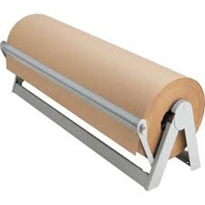 China JH-Mech Vertical/Horizontal/Wall Mounted 36 Inch Kraft Paper Roll Dispenser Cutter Trimmer With Various Kraft Paper Roll Paper Roll for sale