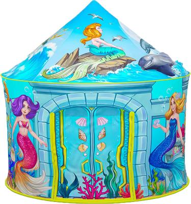 China Style Indoor Outdoor Design Deep Ocean Kids Play Sea World Foldable Playhouse Tents for sale