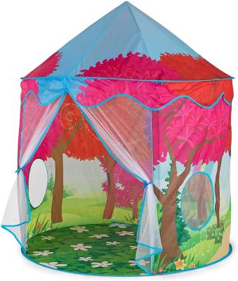 China Large Soft Toy Magic Pop Up Kids Toy Tent Front And Rear Openings Princess Tents for sale