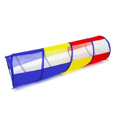 China Toy Safety Standards Colorful Mesh Crawling Tunnel Tent for Kids Experience the Joy of Crawling for sale