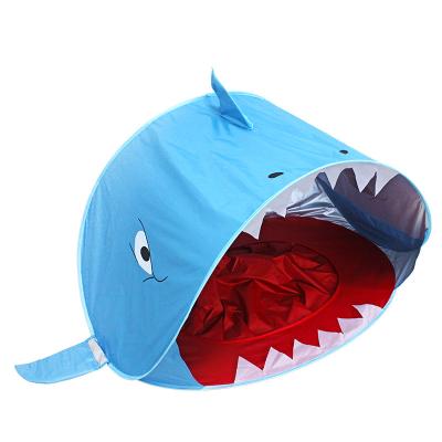 China Indoor Outdoor Kids Playground Kids Jump Up Shark Play Beach Tent For Kids With Carry Case Indoor And Outdoor for sale