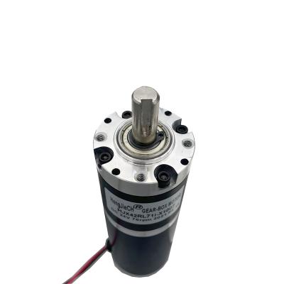 China 42mm DC Gear Motor 12V/24V Low Speed ​​Drip Proof 25W High Torque for sale