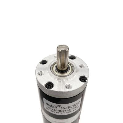 China 50mm DC Gear Motor 12V/24V High Torque 35W Planetary Gear Drip Proof Motor for sale