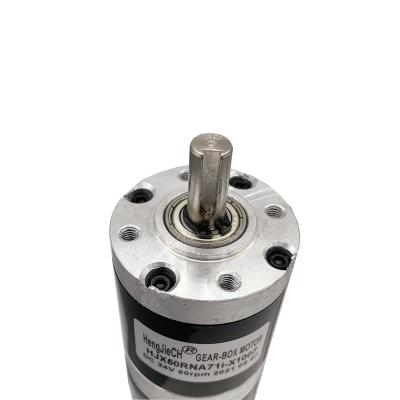 China 50mm DC Gear Motor 12V/24V High Torque 43W Planetary Gear Drip Proof Motor for sale