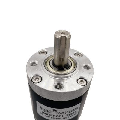 China 57mm DC Gear Motor 12V/24V Drip Proof High Torque 100W for sale