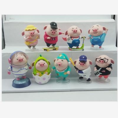 China PVC blind box factory directly supply various cute colorful design to collect plastic figure ornaments school toys for sale