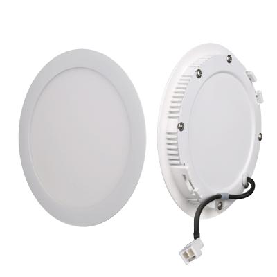 China Residential Cheap Modern Lamp 250mm Slim 18w Fire Rated Led Panel Lights Round And Square for sale