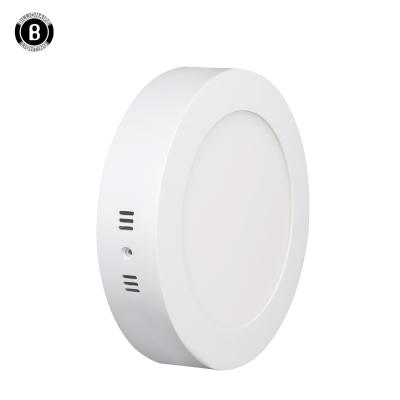 China Office China manufacture celling 6w 9w 12w led round surface mounted led panel light for sale