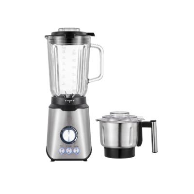 China Motor 1200W 1.75L Pure Copper Glass Jar Mixer With S.S. Bowl Table Grinding Mixer for sale