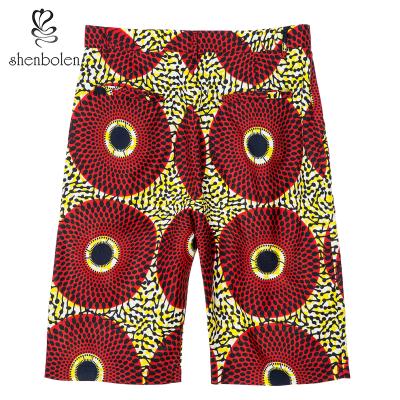 China New Trending QUICK DRY Women's African Clothing Digital Printing Lady Summer Pants Good Quality Shorts Trousers for sale