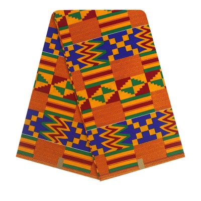 China Wholesale AfricanWax Print Bazin Riche Ankara Fabric Anti-Static Cotton for sale