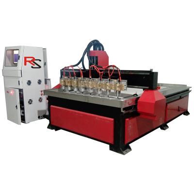 China 1816 Wood Processing CNC Machines with 8 Heads for EVA Batch Production CNC Router Wood Plastic Cutting and Engraving for Furniture Wood Making for sale