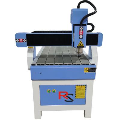 China Small Mini CNC 6090 Shops Printing Router Machines Factory Equipment Factory PVC Acrylic Wood Cutting Carving CNC Servo Machine for sale