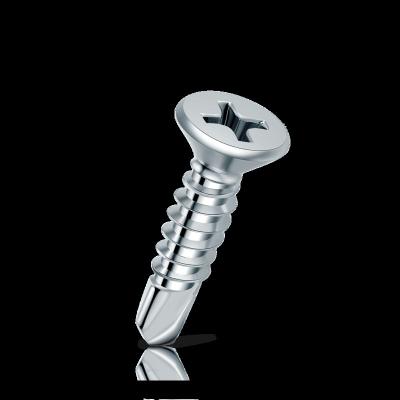 China Stainless Steel Flat Countersunk Head Self Drilling Screws Countersunk Head Self Drilling Screws for sale