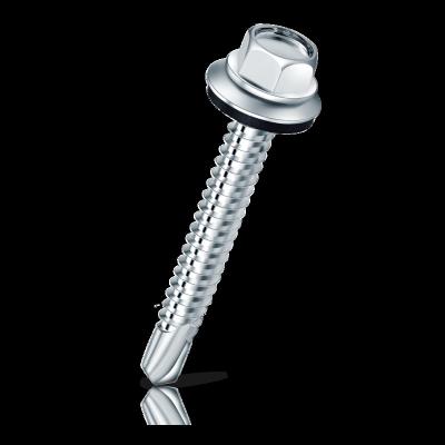 China Quick Shipping HEX Hex Washer Head Self Drilling Screw for sale