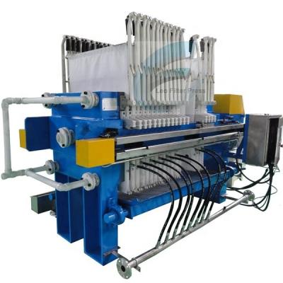 China Sludge Treatment Project Sewage Treatment Plant Dewatering Filter Press For Sludge Membrane Diaphragm Recessed Leo Filter Press Plate Filter Press for sale