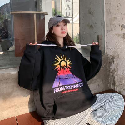 China Anti-wrinkle 2022 spring and autumn wear the new Hoodie, men and women's shift thickened clothes, original printing for sale