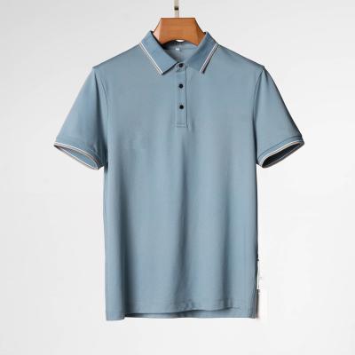 China Anti-wrinkle Wholesale Custom Design Plain High Quality Mens Golf Lapel Polo Shirt For Sports Men Casual Smart Embroidered for sale