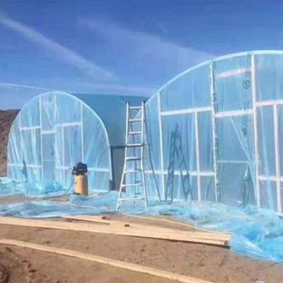 China Stable Structure Easily Assembled Low Price China Agricultural Greenhouse Stock Flower Planting Greenhouse For Sale for sale