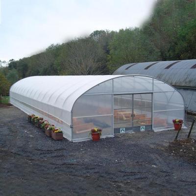 China Stable structure easily assembled poly tunnel greenhouse of favorable price and good quality for factories for sale