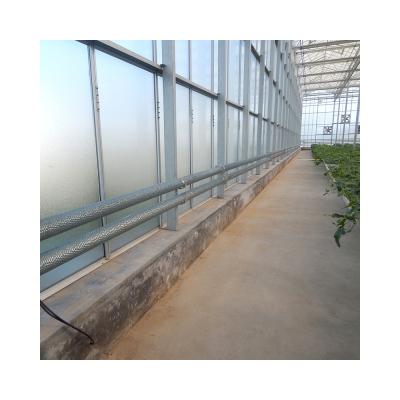 China Hydroponic planting agricultural greenhouses Agriculture printed circuit board greenhouse Multi-span type and pe+PC plastic sheet cover material greenhouse for agriculture for sale