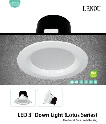 China IP50 240 Volt LED Recessed Downlights Round for Supermarkets for sale