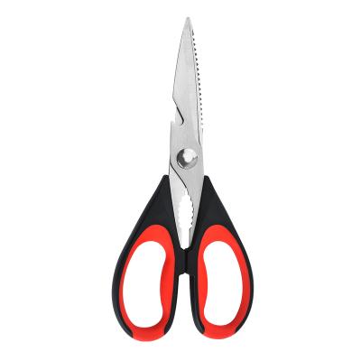 China Hanview modern new 3 in 1 multifunctional kitchen shears nut cracker scissors bottle opener for kitchen for sale