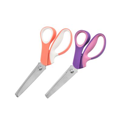 China Fabric /Sewing Shears Puncture Shears Scissors Hand Diy Lace Up Serrated Cut Scissors Professional High Quality Zigzag Tailoring Scissors for sale