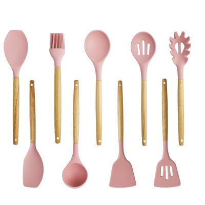 China Viable Cooking Silicone Utensils Set Silicone Kitchenware Utensils Accessories Kitchenware Tools for sale