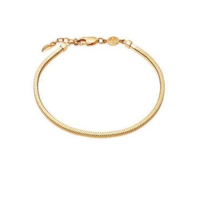 China Trendy Jewelry 925 Sterling Silver Designer Ins Style Cubic Gold Plated High Quality Chain Women's Bracelet for sale