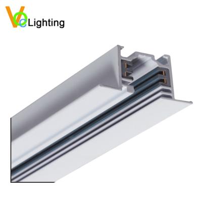 China Residential Embedded 4 Led Cable 3 Phase 1m 1.5m 2m By 3m Track Lighting Rail for sale